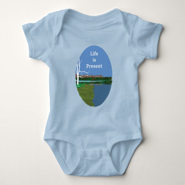 Body Para Bebê Montanha está ligando (Frente)