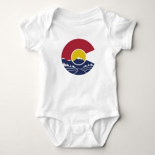 Body Para Bebê Montanha rochosa Colorado C