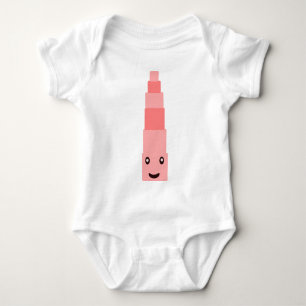 Body Para Bebê Montessori torre rosa