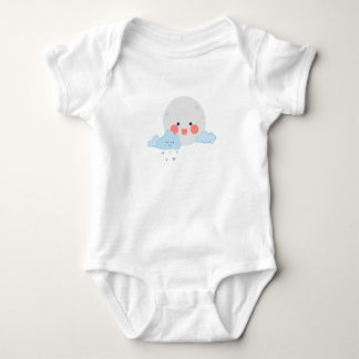 Body Para Bebê Moon and cloud cute design