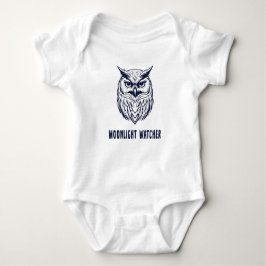 Body Para Bebê Moonlight Watcher – Owl Design Toddler Bodysuit