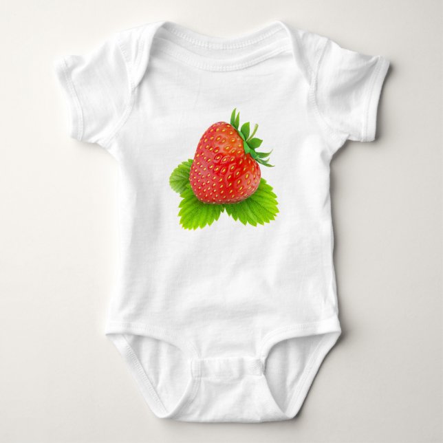 Body Para Bebê Morango (Frente)