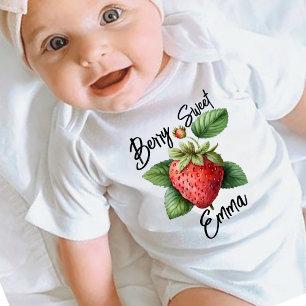 Body Para Bebê Moreninha Primeiro aniversário Doce Frutinha