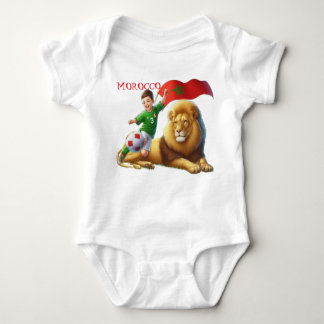 Body Para Bebê Morocco Lion Baby Bodysuit  Football Pride Outfit