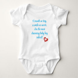 Body Para Bebê Most Charming Baby Boy Gift, Welcome Little One,