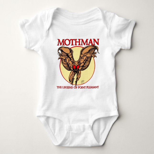Body Para Bebê Mothman (Frente)
