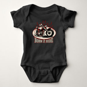 Body Para Bebê Moto de desenho animado