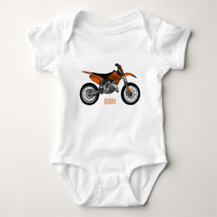 Body Para Bebê Moto fora-de-estrada/desenho animado