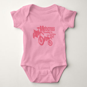 Body Para Bebê Motocross Pai Girl
