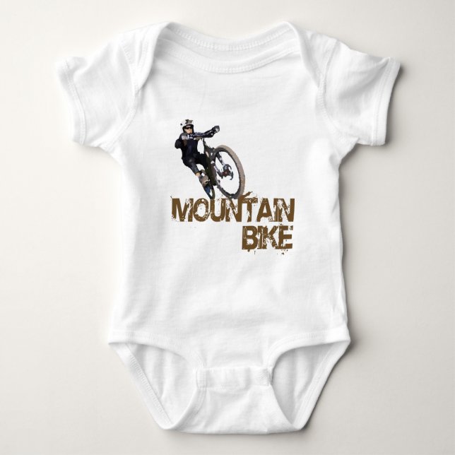 Body Para Bebê Mountain bike (Frente)