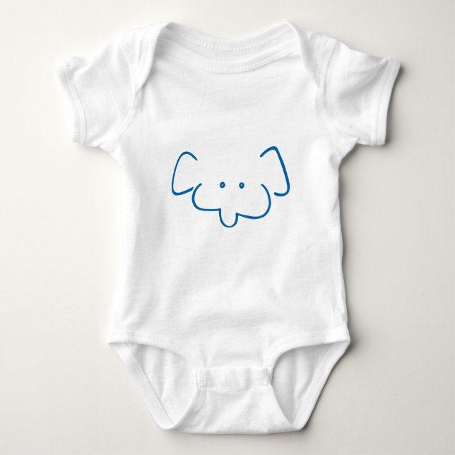 Body Para Bebê Mr Elephant (Frente)