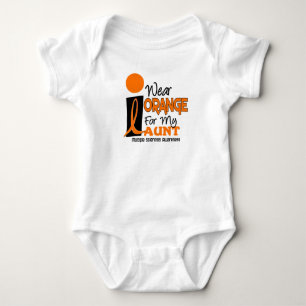 Body Para Bebê MS da esclerose múltipla eu visto a laranja para