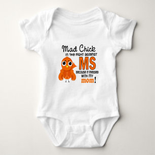 Body Para Bebê MS louco da esclerose múltipla da mamã do pintin