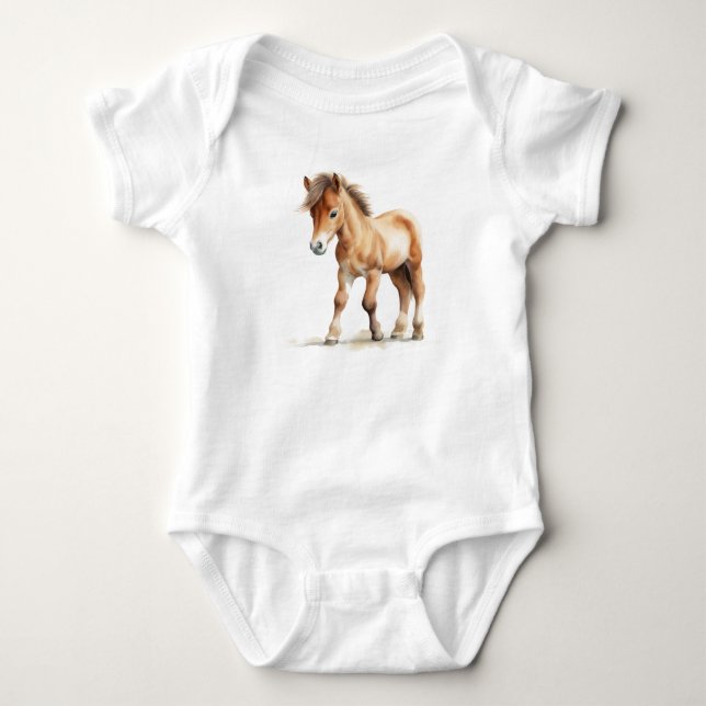 Body Para Bebê Muito Doce Pé de Cavalo de Bebê (Frente)