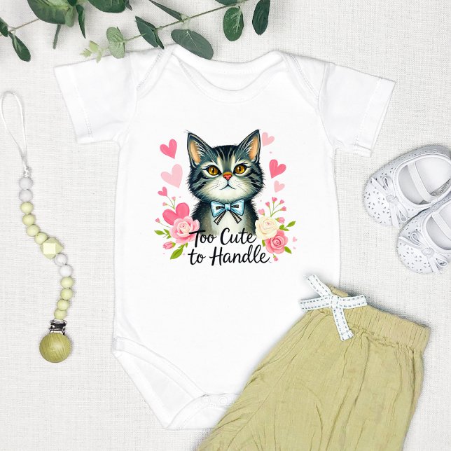 Body Para Bebê "Muito Fofo para Aguentar" Adorável (Criador carregado)