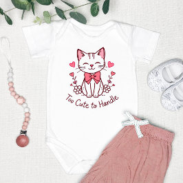 Body Para Bebê "Muito Fofo para Aguentar" Adorável