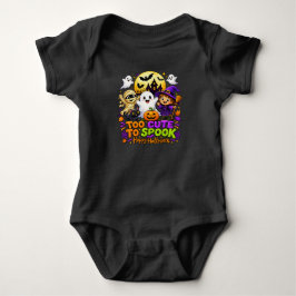 Body Para Bebê Muito Fofo Para Assustar Bodysuit de Halloween par