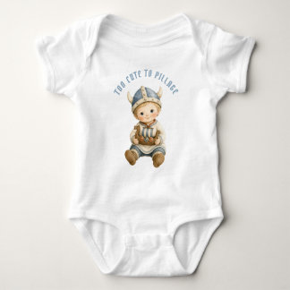Body Para Bebê Muito Fofo para Saquear | Bebê Viking