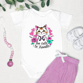 Body Para Bebê "Muito Fofo para Segurar" Adorável