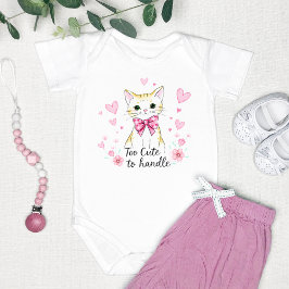 Body Para Bebê "Muito Fofo para Segurar" Adorável