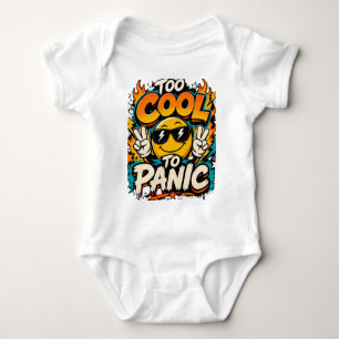 Body Para Bebê Muito Legal Para Entrar em Pânico Design Gráfico D