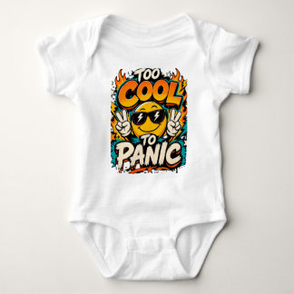 Body Para Bebê Muito Legal Para Entrar em Pânico Design Gráfico D