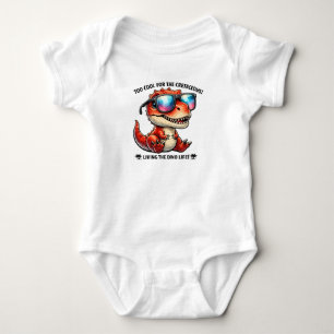 Body Para Bebê 🦖😎 “Muito Legal para o Cretáceo” 👶✨