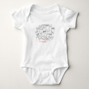 Body Para Bebê Muitos cães