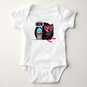 Body Para Bebê Mulher-Gato De Chibi Roubando Um Diamante