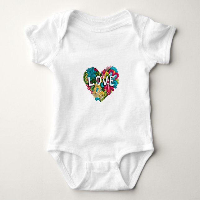 Body Para Bebê Mulheres de amor (Frente)