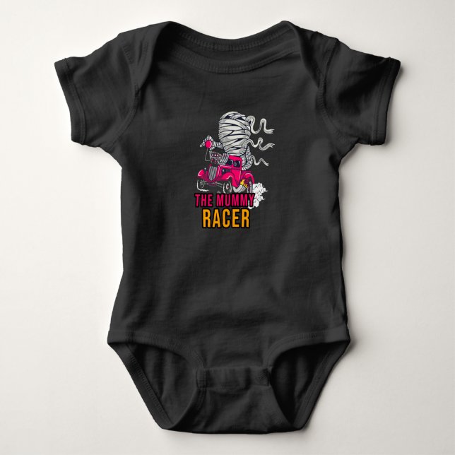 Body Para Bebê Mummy Racer (Frente)