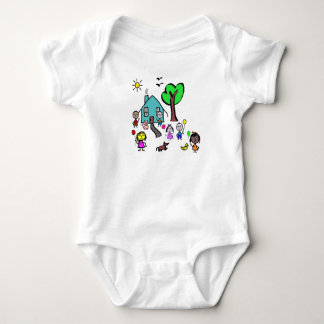 Body Para Bebê Mundo de Bodysuit para Bebês