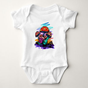 Body Para Bebê Mundo de Cor 