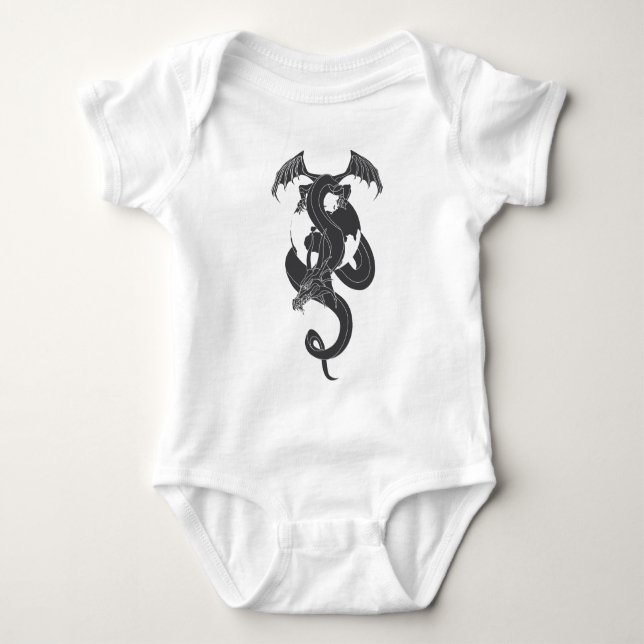 Body Para Bebê Mundo do Dragão (Frente)