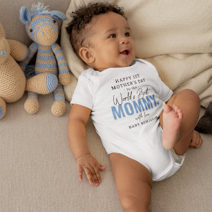 Body Para Bebê 'Mundos Melhor Mamãe 1rua Dia de as mães Keepsasab