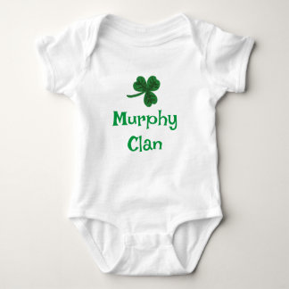 Body Para Bebê Murphy Clan Shamrock Bodycase