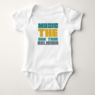 Body Para Bebê Música - a uma religião verdadeira