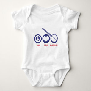 Body Para Bebê Música de Bluegrass