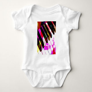 Body Para Bebê música, decoração do piano (23)