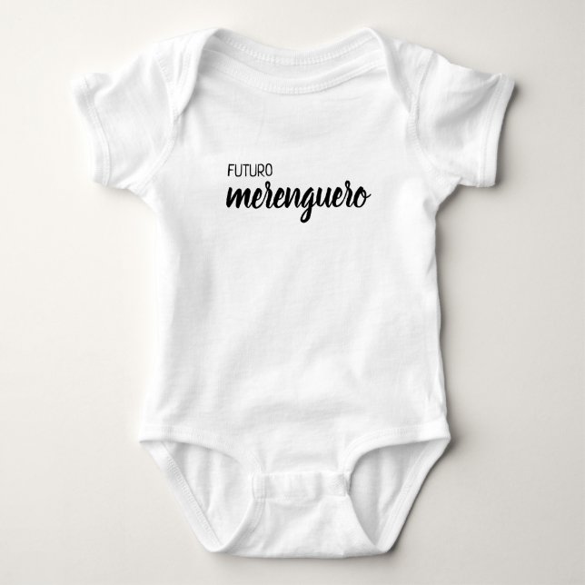 Body Para Bebê Música Latina: Merengue (Frente)