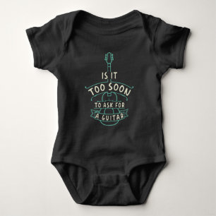 Body Para Bebê Músico Bebê - É Muito Cedo para Pedir um Violão