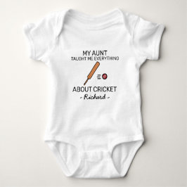 Body Para Bebê My Aunt Taught Me Everything About Cricket