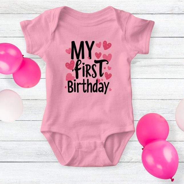 Body Para Bebê my first birthday bodysuit for newborn (Criador carregado)