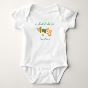 Body Para Bebê "My First Oktoberfest" Baby Bodysuit