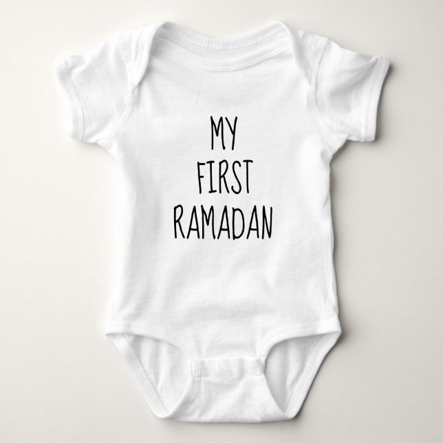 Body Para Bebê "My first Ramadan" (Frente)