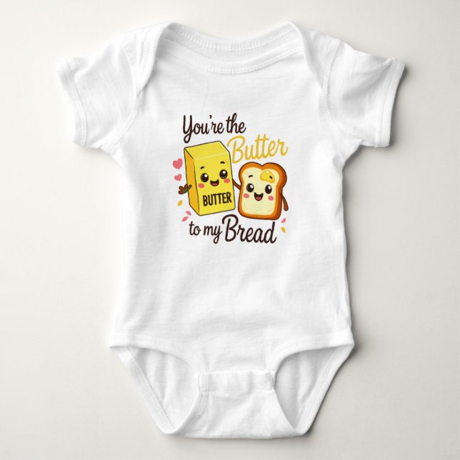 Body Para Bebê My Little Butter & Bread Baby Grow (Frente)
