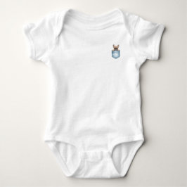 Body Para Bebê My Sibling is a Frenchie Pocket Baby Bodysuit