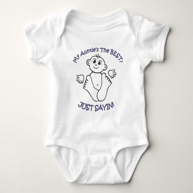 Body Para Bebê myauntie (Frente)