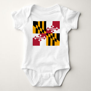 Body Para Bebê Na moda de Sinalizador de Maryland