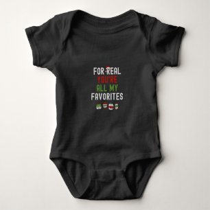 Body Para Bebê Na verdade, vocês são meus primos favoritos iguais